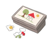 פאזל מקרטון